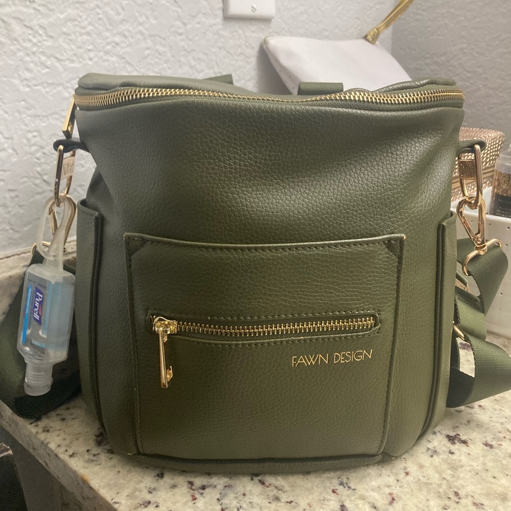 Fawn design mini diaper bag